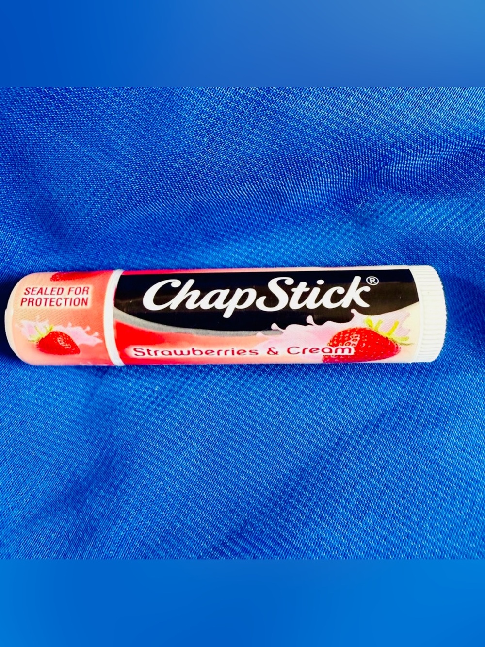 ChapStick Strawberries & Cream Lip Balm - Pink
